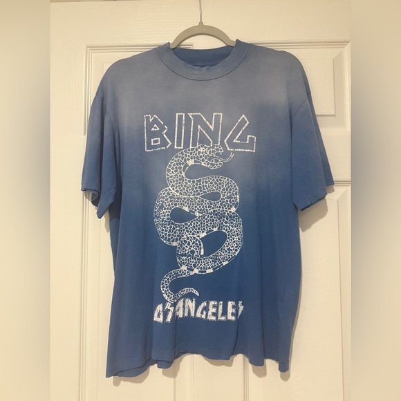 Ing Blue Graphic Women's Top - Picture 4 of 5